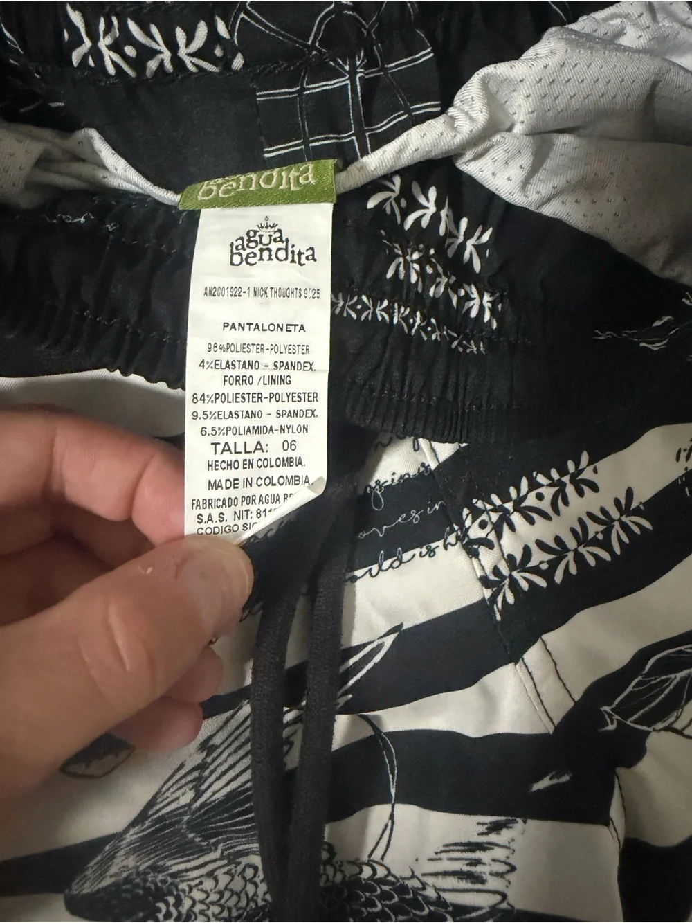 Agua Bendita boys swim bottoms
